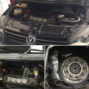 Troca da embreagem do FOX 2010 1.6 8V